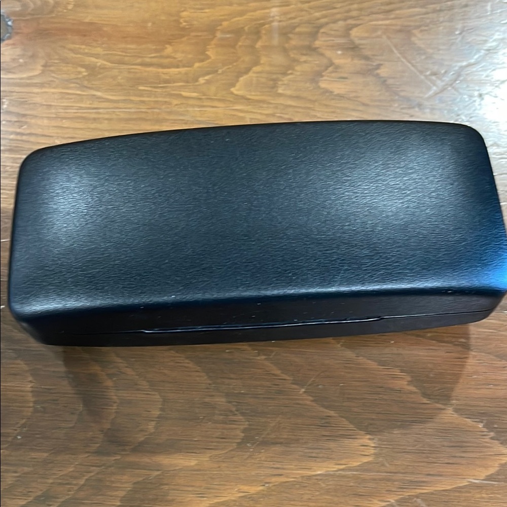 Versace Black Glasses or Sunglasses Case with microfiber cleaning cloth. NEW! - Picture 3 of 3